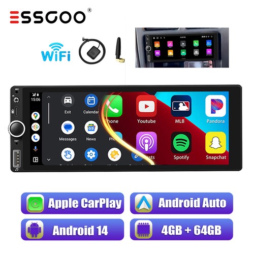 Autoradio din carplay - din,
