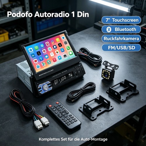 Autoradio bluetooth din - autoradio, 1