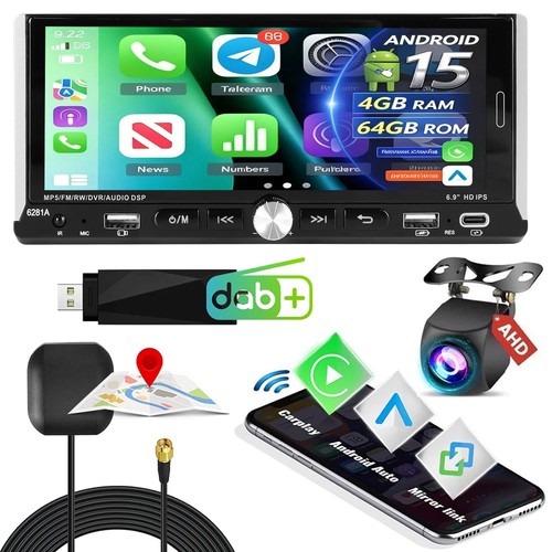Autoradio 1din touch - autoradio, 6.9"