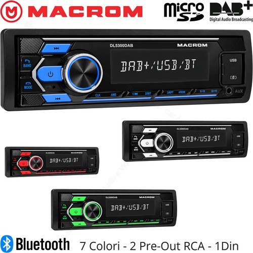 Autoradio stereo din - 1, dab