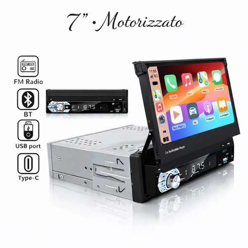 Stereo din con schermo - stereo,